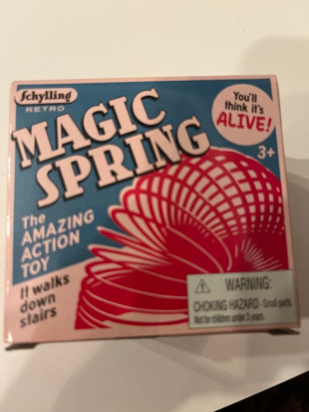 Slinky / Schylling Retro Magic Spring Walking Toy 2017 Boxed Classic Stair Toy